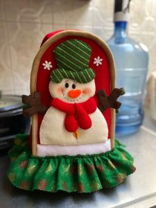 Curso de Cómo Hacer Forro de Licuadora Navideño Paso a Paso