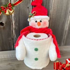 Curso de Cómo Hacer Muñeco Porta Papel de Baño Navideño