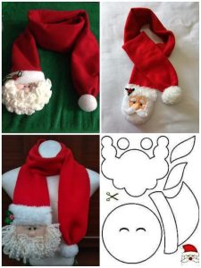 Curso de Cómo Hacer Bufanda De Navidad en Tela Paso A Paso