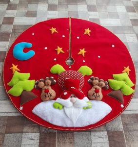 Curso de Cómo Hacer Pie de Arbolito de Navidad con Patrón