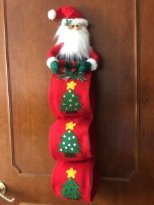 Curso de Cómo Hacer porta papel de baño navideños con patron