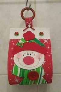 Curso de Cómo Hacer porta papel de baño navideños con patron