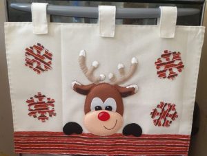 Curso de Cómo Hacer Cubierta de Estufa Navideña con Patrón paso a paso