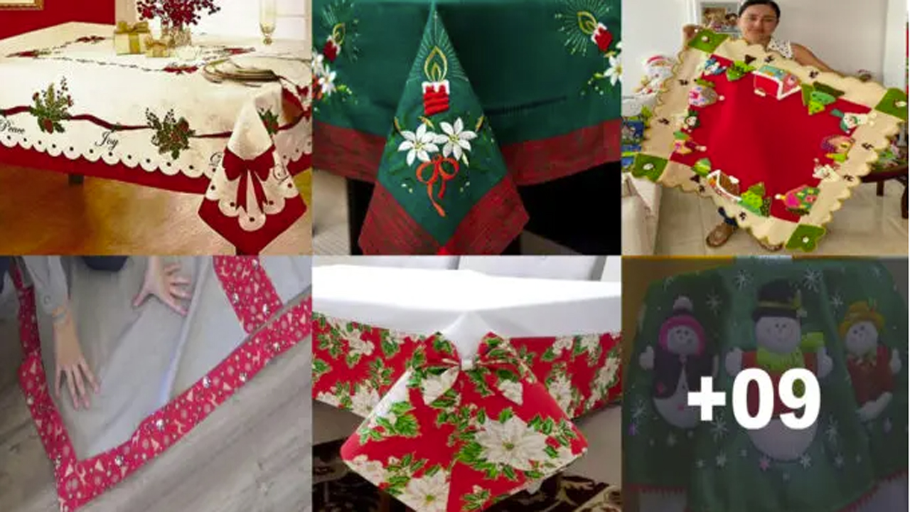 Curso de Cómo Hacer Mantel Navideño Paso a Paso Curso de Cómo Hacer Mantel Navideño Paso a Paso