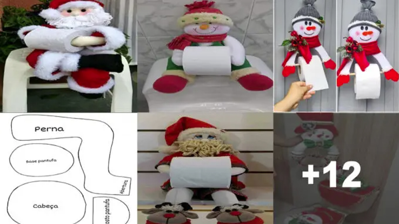 Curso de Cómo Hacer Muñeco Porta Papel de Baño Navideño Curso de Cómo Hacer Muñeco Porta Papel de Baño Navideño