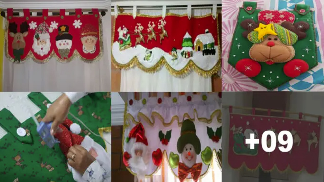Curso de Cómo Hacer Cenefas de Cortina Navideñas Paso a Paso Curso de Cómo Hacer Cenefas de Cortina Navideñas Paso a Paso