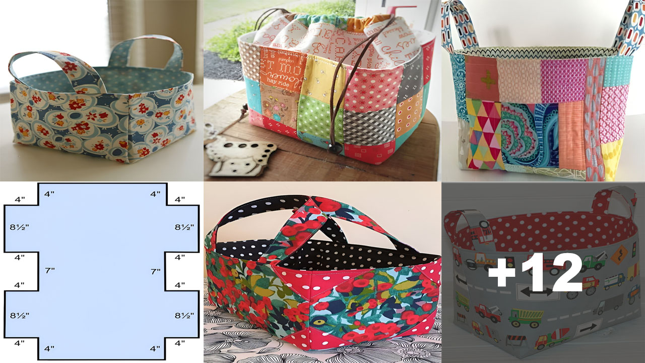 Curso sobre la Confección de Cestas de Tela con Patrón Curso sobre la Confección de Cestas de Tela con Patrón