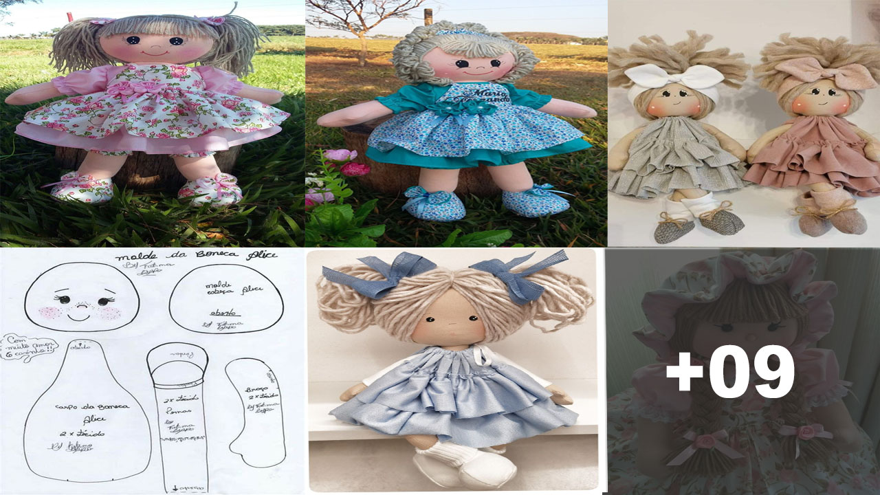 Curso de Cómo Hacer Muñeca de Tela Paso a Paso con Patrón portada 3 12-10