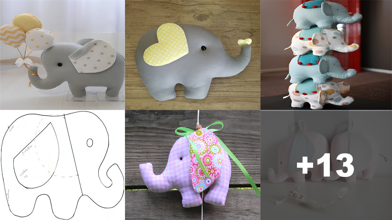Curso Detallado para Hacer Elefantes de Tela Curso Detallado para Hacer Elefantes de Tela