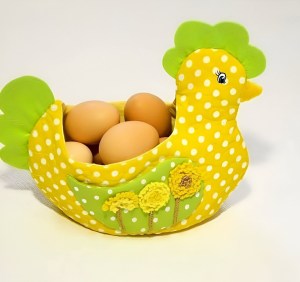 Curso de Cómo Hacer Porta Huevos en Forma de Gallinita