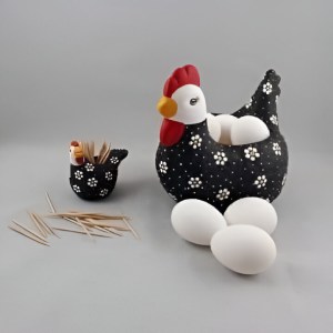 Curso de Cómo Hacer Porta Huevos en Forma de Gallinita