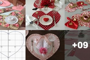 Curso de Cómo Hacer Individuales en Forma de Corazón Curso de Cómo Hacer Individuales en Forma de Corazón