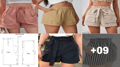 Curso de Cómo Hacer Shorts de Cintura Alta Paso a Paso