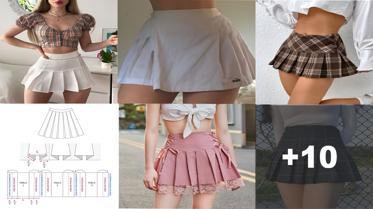 Curso de Cómo Hacer Minifaldas Plisadas Paso a Paso Curso de Cómo Hacer Minifaldas Plisadas Paso a Paso