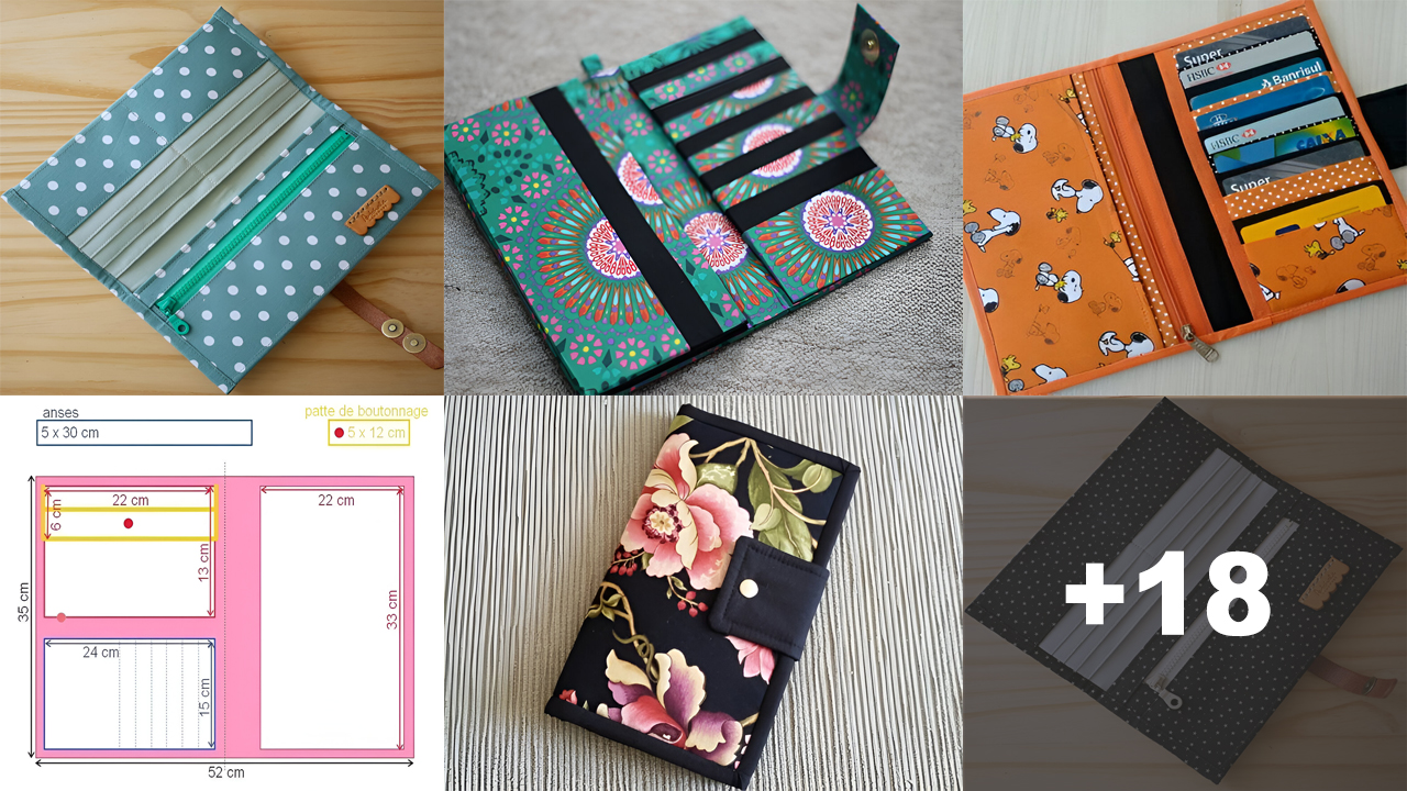 Curso de Cómo Hacer Monedero Tarjetero Paso a Paso Curso de Cómo Hacer Monedero Tarjetero Paso a Paso