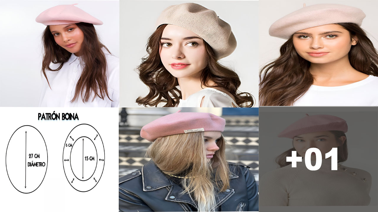 Curso de cómo hacer Boinas Paso a Paso Curso de cómo hacer Boinas Paso a Paso