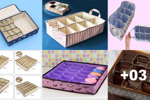 Curso de Organizador con compartimentos en tela Curso de Organizador con compartimentos en tela