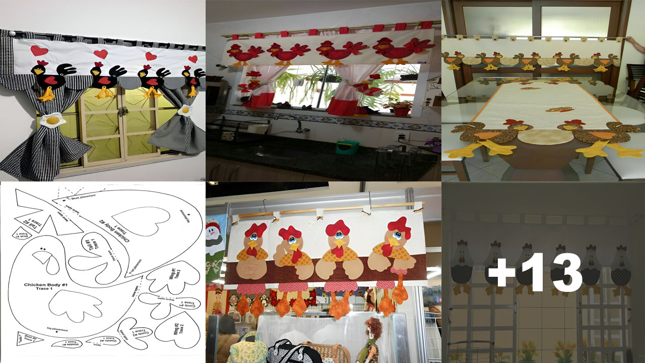 Curso de cómo hacer Cortinas de gallina para la Cocina Curso de cómo hacer Cortinas de gallina para la Cocina